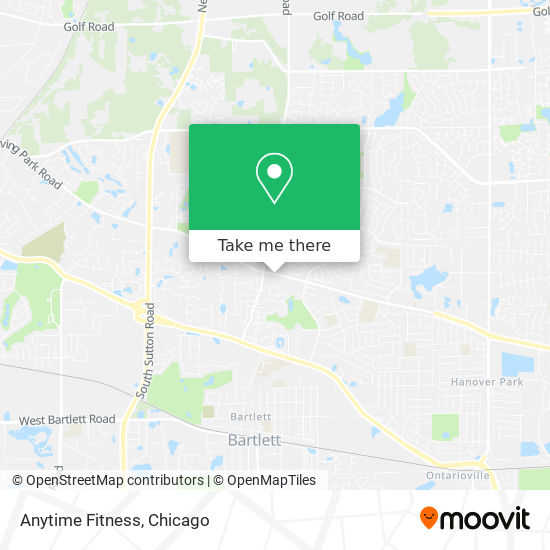 Anytime Fitness map