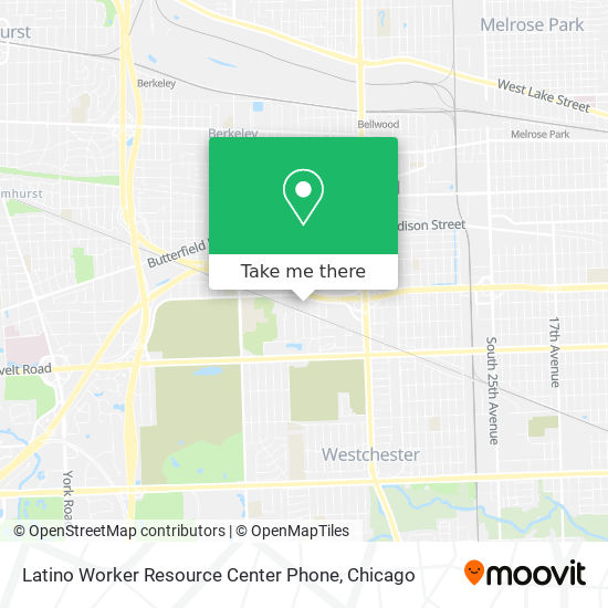 Mapa de Latino Worker Resource Center Phone