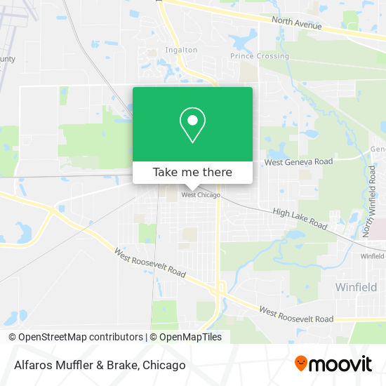 Alfaros Muffler & Brake map