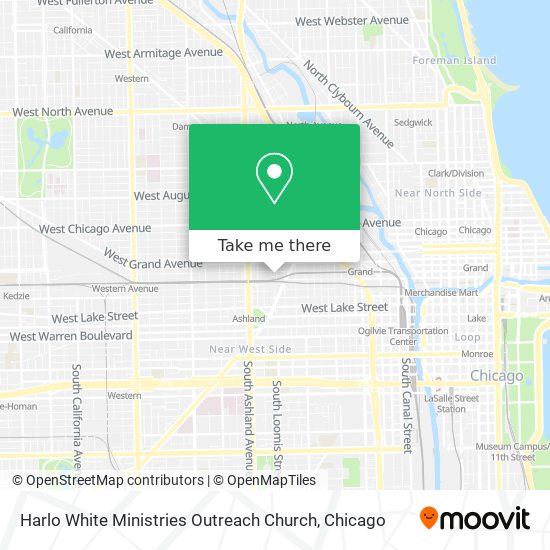 Harlo White Ministries Outreach Church map