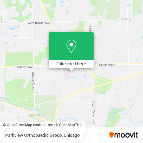 Parkview Orthopaedic Group map