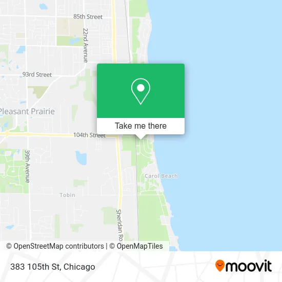 383 105th St map