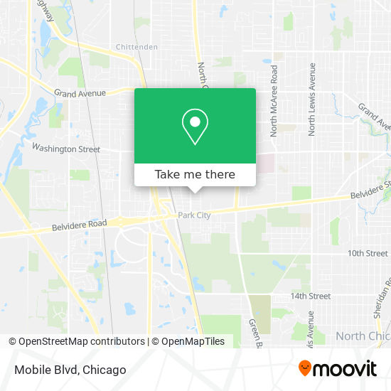 Mobile Blvd map