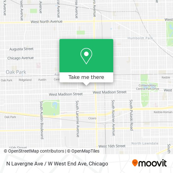 Mapa de N Lavergne Ave / W West End Ave