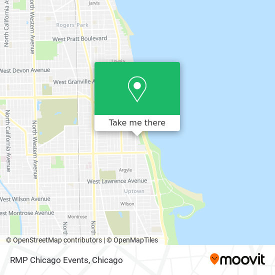 Mapa de RMP Chicago Events