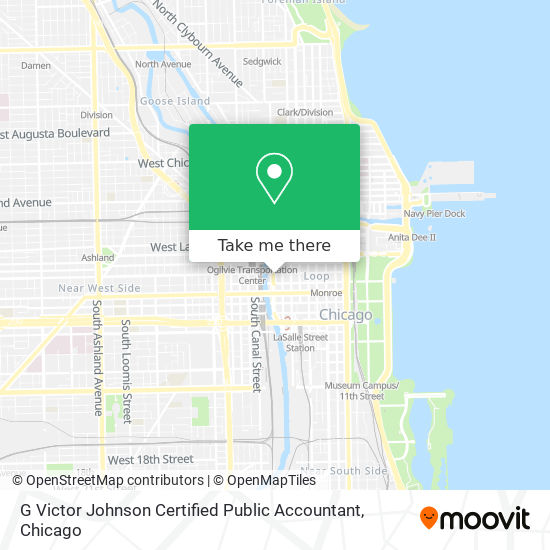 Mapa de G Victor Johnson Certified Public Accountant