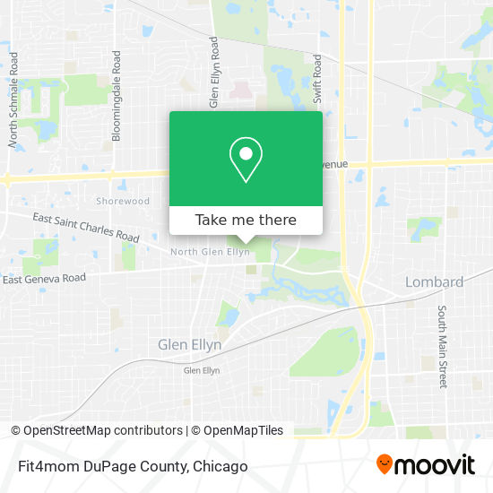 Mapa de Fit4mom DuPage County