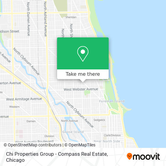 Chi Properties Group - Compass Real Estate map