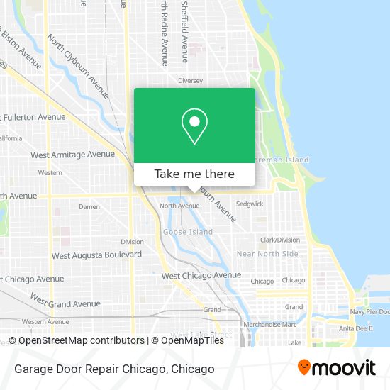 Garage Door Repair Chicago map