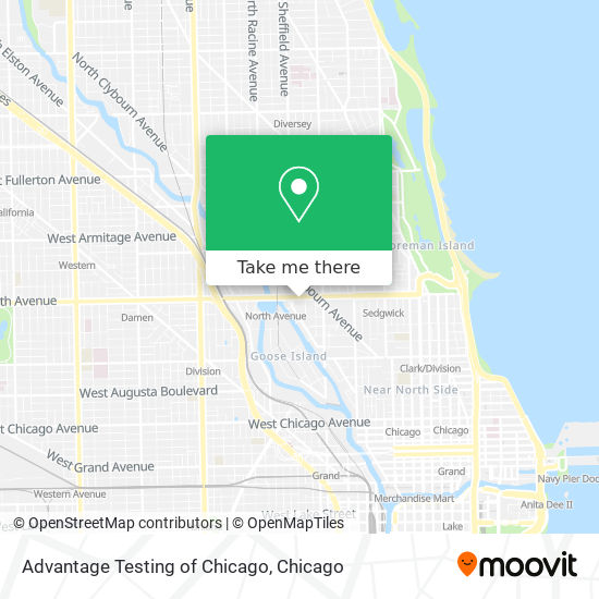 Advantage Testing of Chicago map