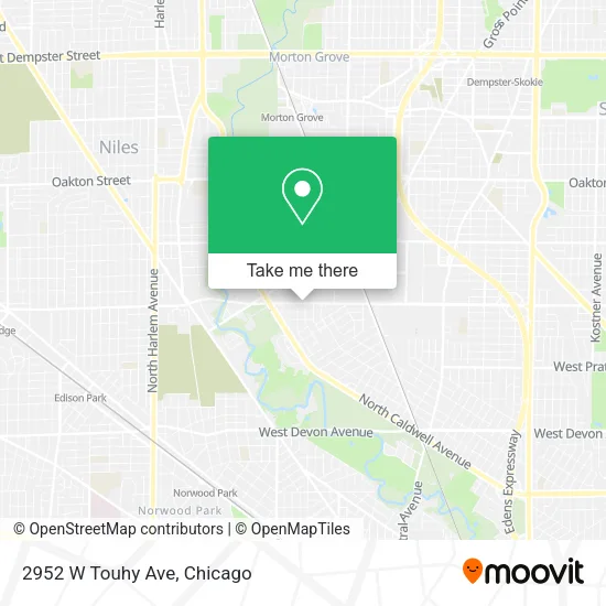 2952 W Touhy Ave map