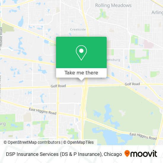 DSP Insurance Services (DS & P Insurance) map