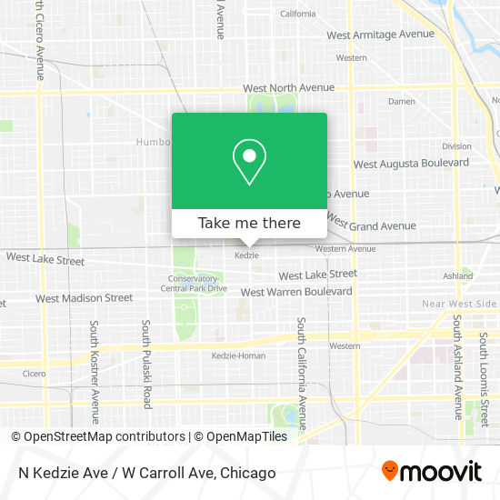 Mapa de N Kedzie Ave / W Carroll Ave