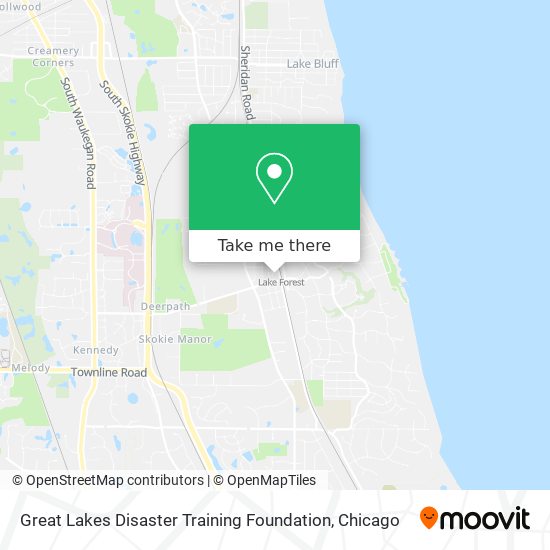 Great Lakes Disaster Training Foundation map