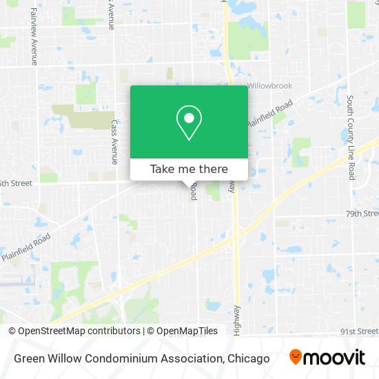 Mapa de Green Willow Condominium Association