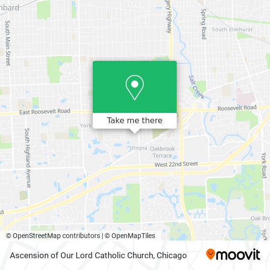 Ascension of Our Lord Catholic Church map