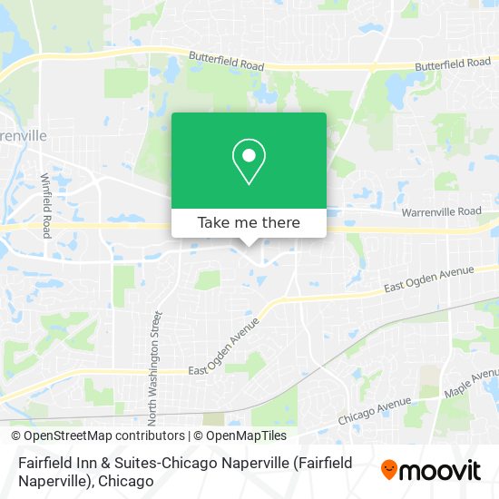 Mapa de Fairfield Inn & Suites-Chicago Naperville (Fairfield Naperville)