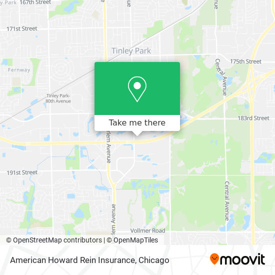 American Howard Rein Insurance map