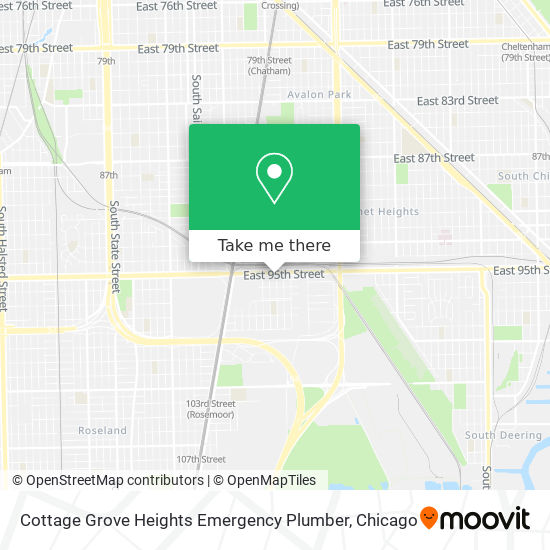 Cottage Grove Heights Emergency Plumber map