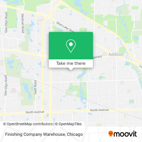 Mapa de Finishing Company Warehouse