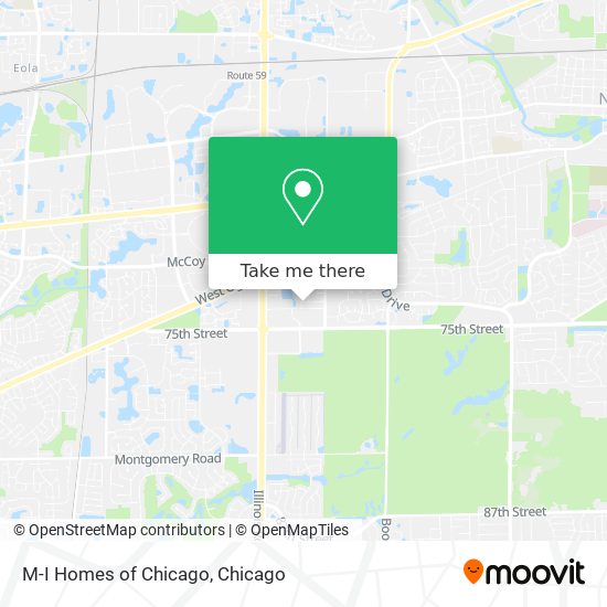 M-I Homes of Chicago map