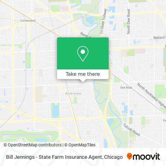 Bill Jennings - State Farm Insurance Agent map