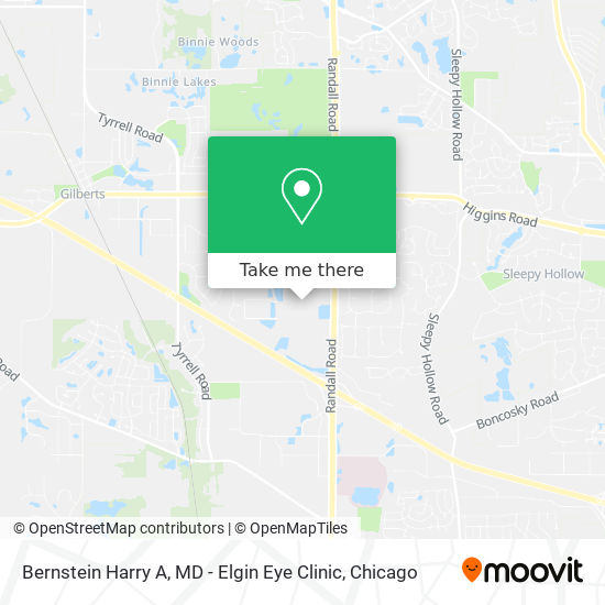 Bernstein Harry A, MD - Elgin Eye Clinic map