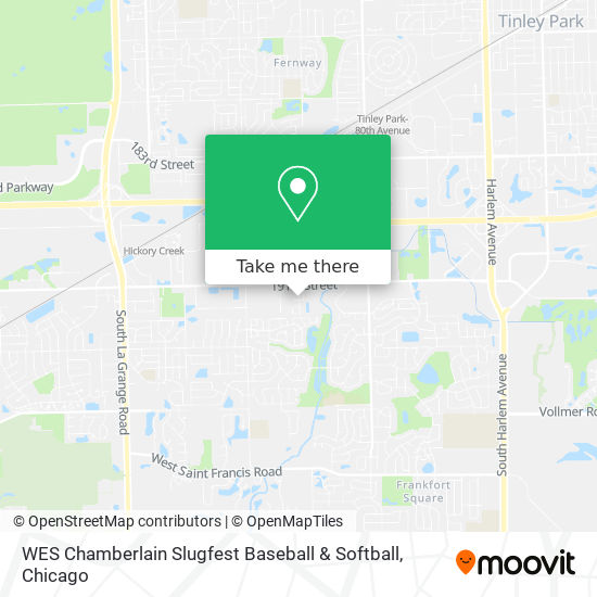 WES Chamberlain Slugfest Baseball & Softball map