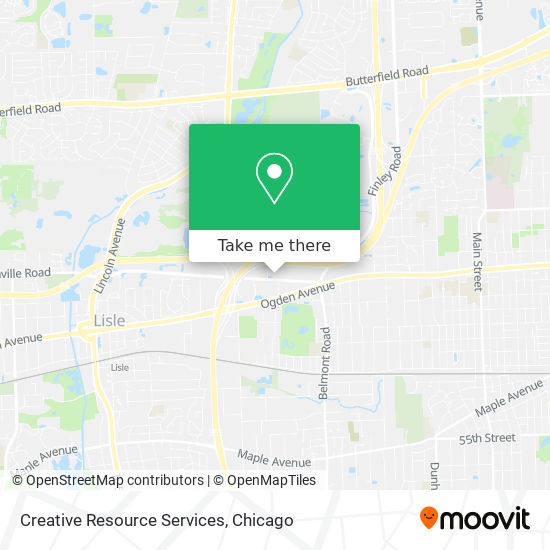 Creative Resource Services map