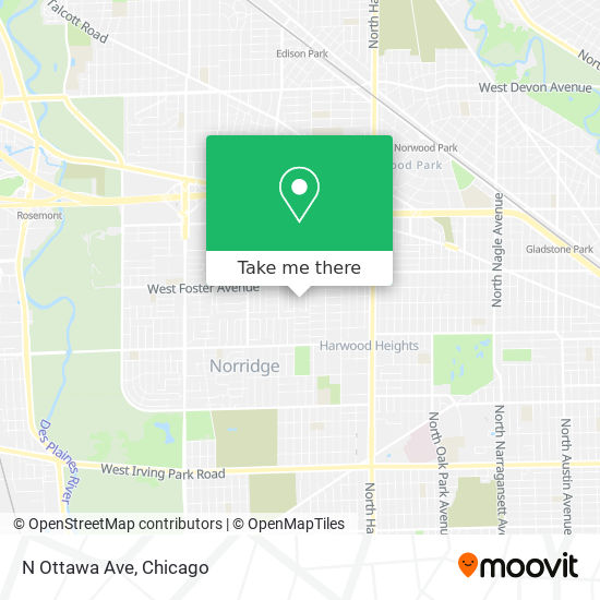 Mapa de N Ottawa Ave