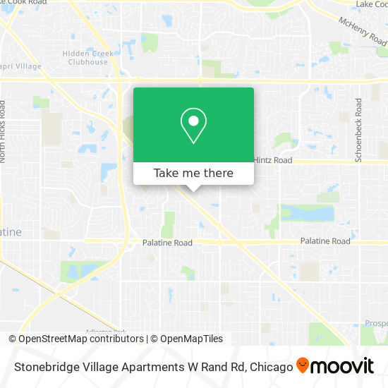 Mapa de Stonebridge Village Apartments W Rand Rd