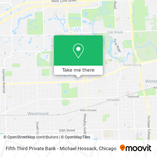 Mapa de Fifth Third Private Bank - Michael Hossack