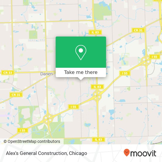 Alex's General Construction map