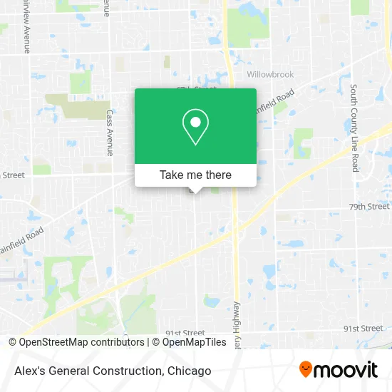 Alex's General Construction map