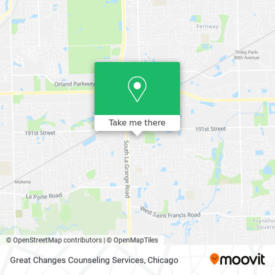 Mapa de Great Changes Counseling Services