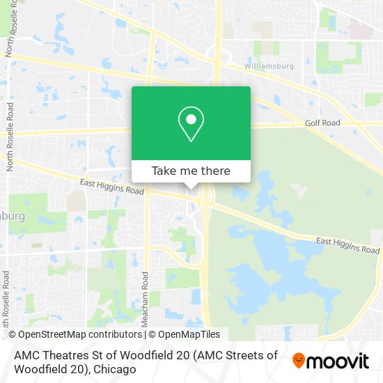 Mapa de AMC Theatres St of Woodfield 20 (AMC Streets of Woodfield 20)