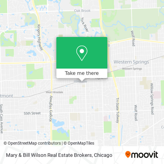 Mary & Bill Wilson Real Estate Brokers map