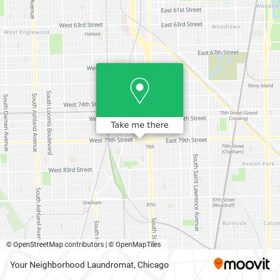 Your Neighborhood Laundromat map