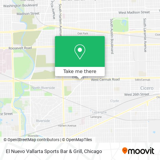 Mapa de El Nuevo Vallarta Sports Bar & Grill