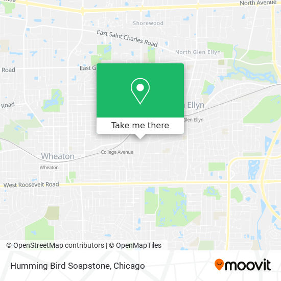 Humming Bird Soapstone map