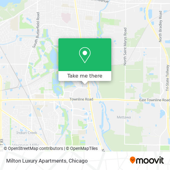 Milton Luxury Apartments map