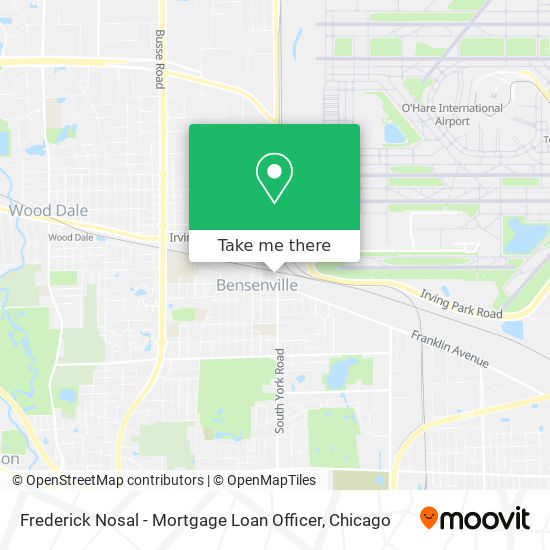 Frederick Nosal - Mortgage Loan Officer map