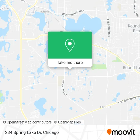 234 Spring Lake Dr map