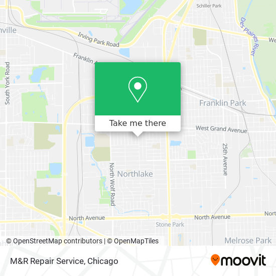 M&R Repair Service map