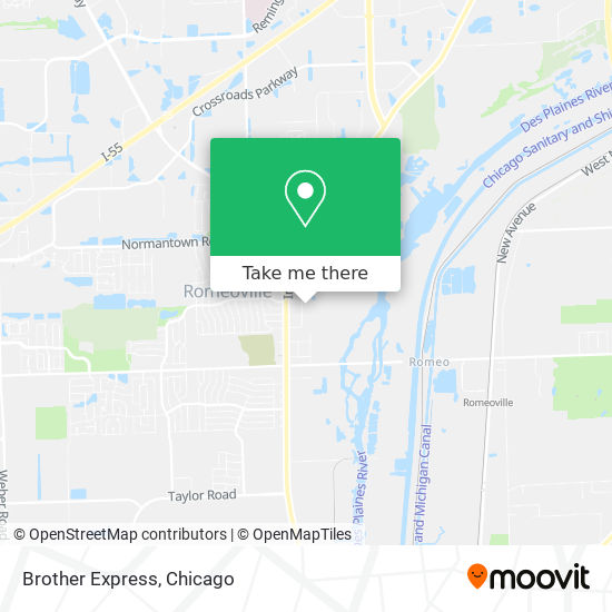 Brother Express map