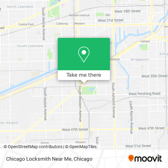 Chicago Locksmith Near Me map