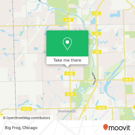 Big Frog map