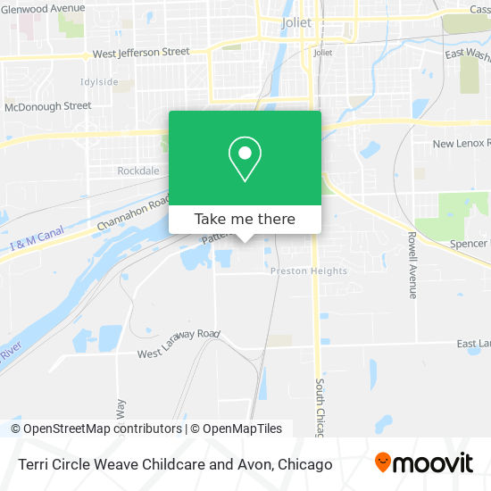 Mapa de Terri Circle Weave Childcare and Avon