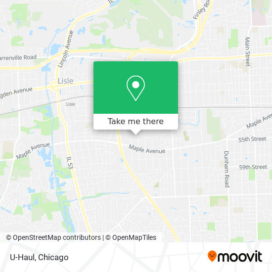 U-Haul map