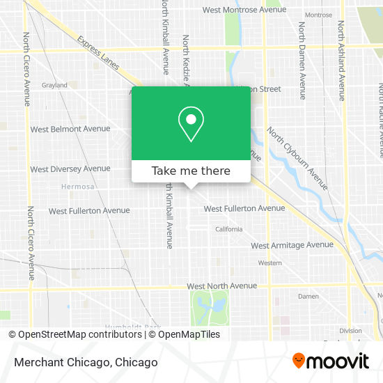 Merchant Chicago map